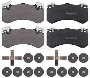 Гальмівні колодки пер. Audi A6/A7/A8 09-18 (BREMBO) (188,8x101x17) A.B.S. 37894