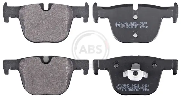 Гальмівні колодки зад. BMW 3 (F30/F31/F34) 11-18 (ATE) (123,8x59,1x17,3) A.B.S. 37925 (фото 1)