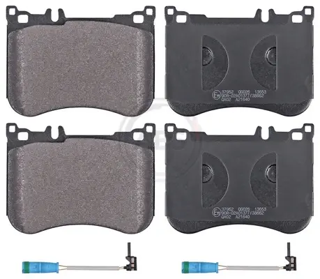 Гальмівні колодки пер. MB S300/S350/S400/S500 14- (BREMBO) A.B.S. 37952 (фото 1)