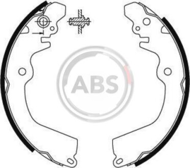 Гальмівні колодки зад. Carisma/Colt/Lancer/Galant/Space Star/Space Runner/Mirage 91-06 A.B.S. 8903