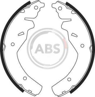 Гальмiвнi колодки барабаннi A.B.S. 8937