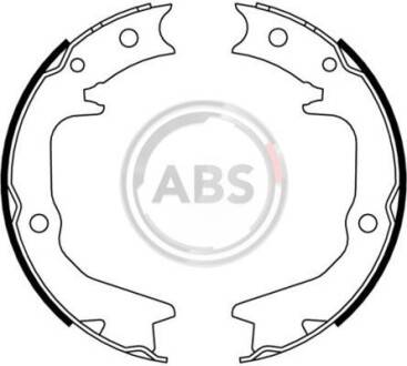 Колодка гальм. барабан. MITSUBISHI GALANT задн. (ABS) A.B.S. 9181