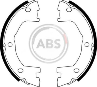 Колодки ручного гальма Daily II 89-99/Mascott 99-10 (Brembo) A.B.S. 9199