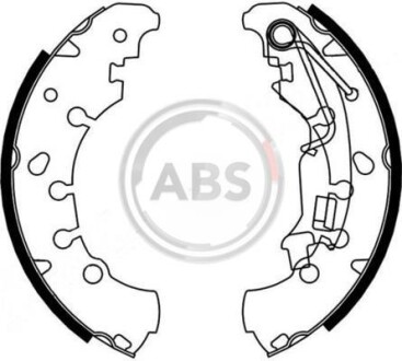 Гальмівні колодки зад. Punto/Qubo/Fiorino/Grande Punto/Panda/Adam/Corsa/Adam/Corsa 05- A.B.S. 9214