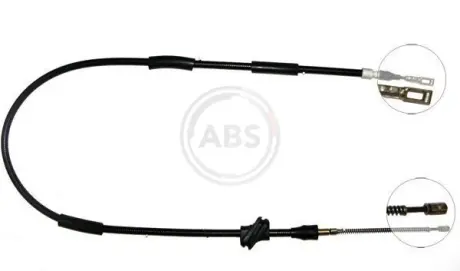 Трос ручного тормоза AUDI 80 (пр-во ABS) A.B.S. K10148