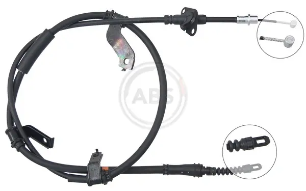 Трос ручного гальма HYUNDAI SONATA V (NF) (вир-во ABS) A.B.S. K17523 (фото 1)