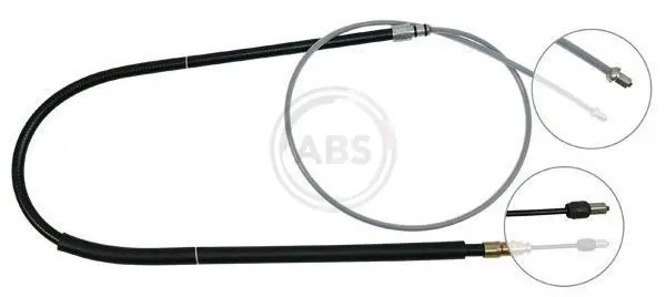 Трос ручного гальма E90/E91/E92/E93 (04-21) A.B.S. K19936 (фото 1)