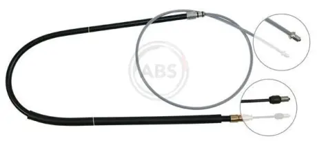 Трос ручного гальма E90/E91/E92/E93 (04-21) A.B.S. K19936
