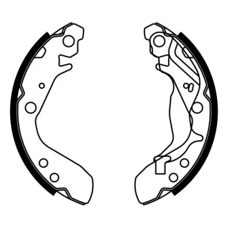Гальмівна колодка HONDA CITY IV, JAZZ, JAZZ II 1.2-1.5 03.02-03.14 ABE C04017ABE