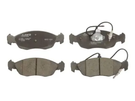 Комплект гальмівних колодок передн, CITROEN XSARA PEUGEOT 106 II, 205 I, 205 II, 306 1.1-1.9D 02.84-08.05 ABE C1P019ABE