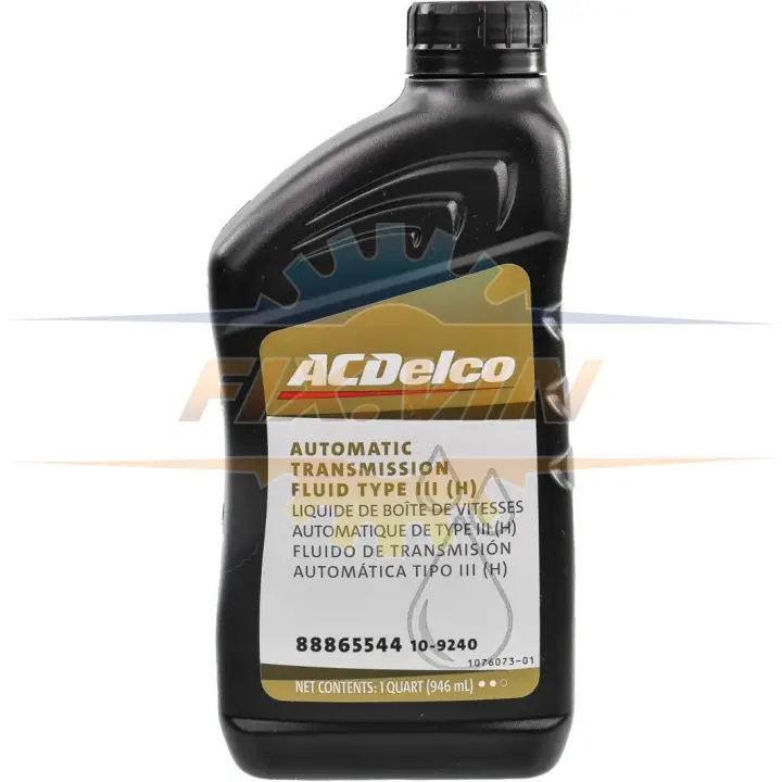 Трансмісійна олива ATF Type III 0,946л ACDELCO 10-9240 (фото 1)