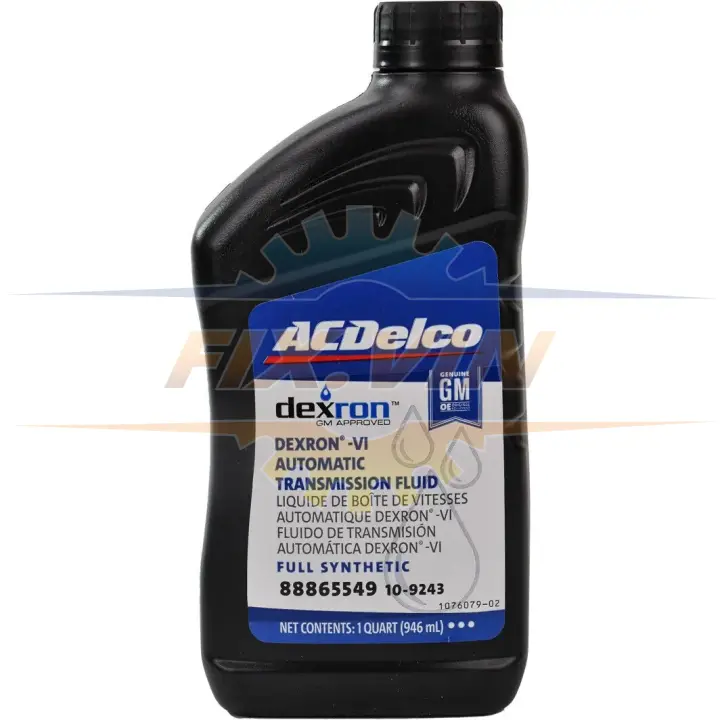 Трансмісійна олива ATF Dexron VI 0,946л ACDELCO 10-9243 (фото 1)