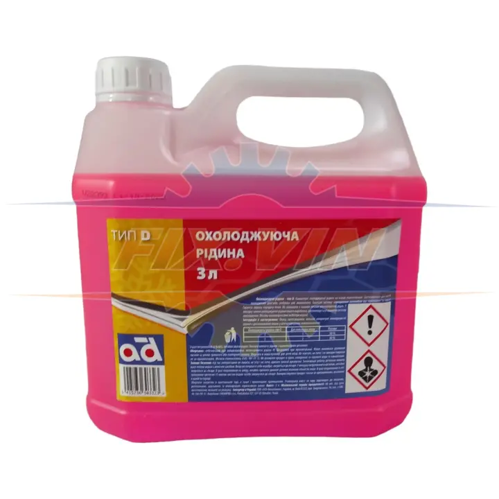 Антифриз (D) 3л - 76 червоний концентрат AD ANTIFREEZE D 3L (фото 1)