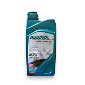 Олива моторна Super Light 0540 5W-40 1л 4308 ADDINOL 72097707