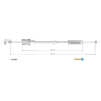 Тросик газа ADRIAUTO 070335