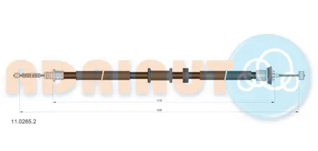 Кабель стоянкових гальм ADRIAUTO 1102652