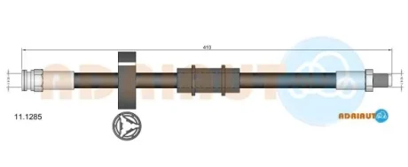 Тормозной шланг передний ADRIAUTO 111285