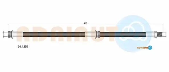 Шланг гальм. задн. SMART FORFOUR -06 ADRIAUTO 241258 (фото 1)