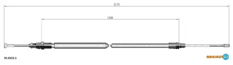 Кабель стоянкових гальм ADRIAUTO 3502221