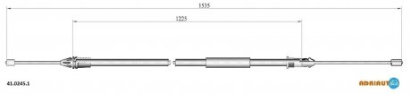 Трос зупиночних гальм ADRIAUTO 4102451
