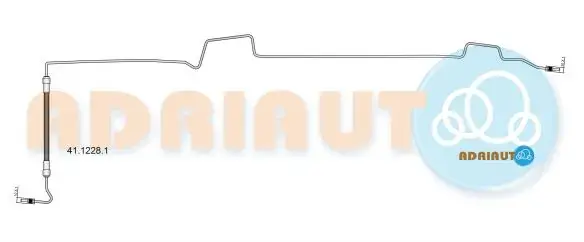 Шланг гальм. задній лівий RENAULT GRAND SCENIC II, MEGANE II, SCENIC II 1.4-2.0D 09.02- ADRIAUTO 4112281 (фото 1)
