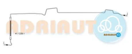 Шланг гальм. задній лівий RENAULT GRAND SCENIC II, MEGANE II, SCENIC II 1.4-2.0D 09.02- ADRIAUTO 4112281