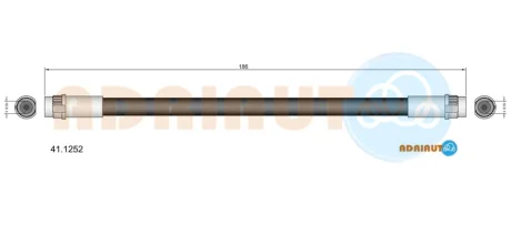 Тормозной шланг ADRIAUTO 411252