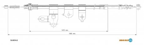 Трос зупиночних гальм ADRIAUTO 5202142