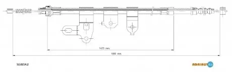Трос зупиночних гальм ADRIAUTO 5202142