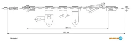 Кабель стоянкових гальм ADRIAUTO 5202482