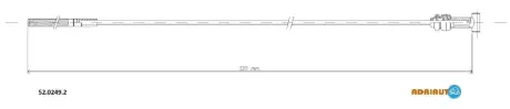 Кабель стоянкових гальм ADRIAUTO 5202492