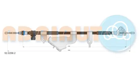 Трос зупиночних гальм ADRIAUTO 5202582