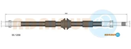Тормозной шланг ADRIAUTO 551258