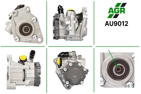 Насос ГПК з механічним приводом, новий, AUDI A6 (4F2, C6) QUATTRO 04-05,A4 (8EC, B7) 04-08,A4 AVANT AGR AU9012 (фото 1)
