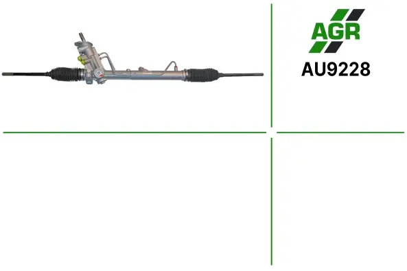 Рульова рейка з ГПК, нова, AUDI A2 02.00-08.05;SEAT CORDOBA 09.02-11.09;SEAT IBIZA IV 02.02-11.09 AGR AU9228 (фото 1)