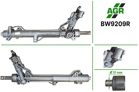 Рульова рейка з ГПК відновлена BMW 7 (E65, E66) 01- AGR BW9209R (фото 1)