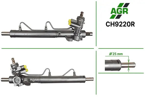Рульова рейка з ГПК відновлена CHRYSLER Neon 1999-2006, CHRYSLER PT Cruzer 2001-2010 AGR CH9220R (фото 1)