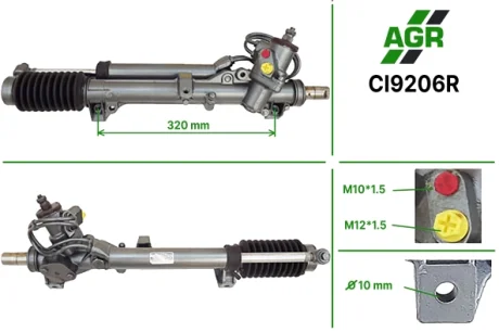 Рулевая рейка с ГУР восстановленная CITROEN BX/Break 1982-1994 AGR CI9206R