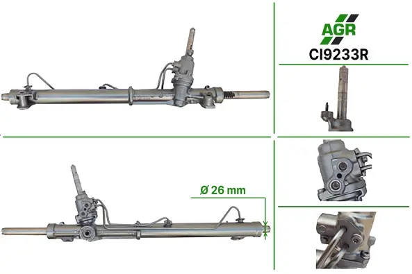 Рульова рейка з ГПК відновлена CITROEN C5 2008-2012 AGR CI9233R (фото 1)