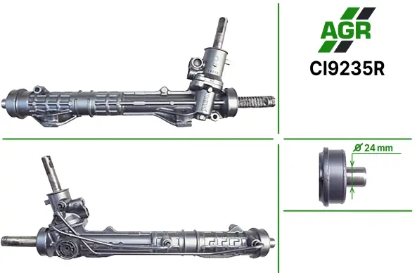 Рульова рейка з ГПК відновлена CITROEN Berlingo 2008-,PEUGEOT Partner 2008-,PEUGEOT 308 2007- AGR CI9235R (фото 1)