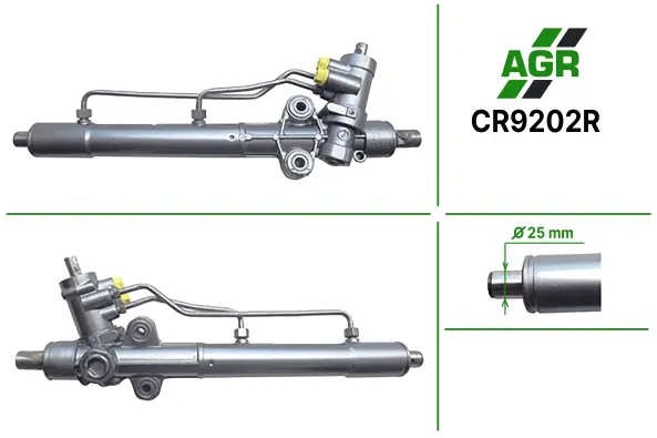 Кермова рейка з г/п (відновлена) Chevrolet Lacetti 05- AGR CR9202R (фото 1)