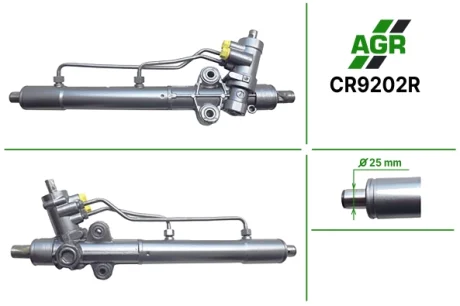 Кермова рейка з г/п (відновлена) Chevrolet Lacetti 05- AGR CR9202R
