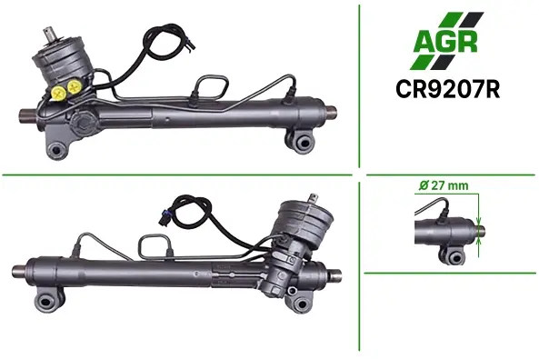 Рульова рейка з ГПК, відновлена, CHEVROLET CAPTIVA (C100, C140) 06-;OPEL ANTARA 06- AGR CR9207R (фото 1)