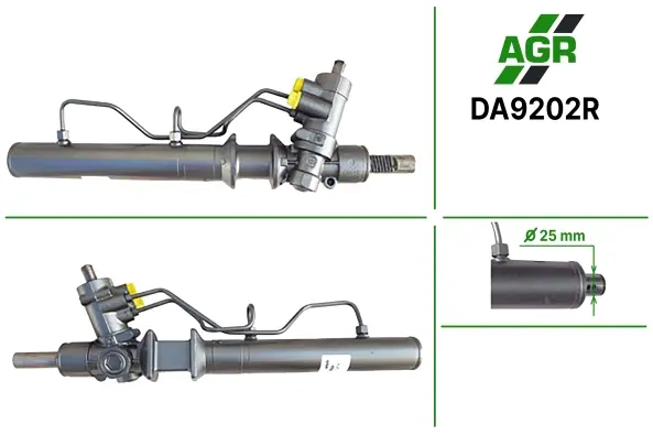 Рульова рейка з ГПК відновлена DAEWOO Leganza 1997-2003 AGR DA9202R (фото 1)
