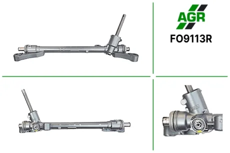 Рульова рейка без ПК, відновлена, FORD FIESTA 2008-, B-MAX 2012-;MAZDA 2 2007- AGR FO9113R