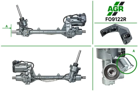 Рулевая рейка с ЭУР восстановленная FORD FUSION 2013-,GALAXY 2015-,MONDEO V 2015-,S-MAX 2015- AGR FO9122R