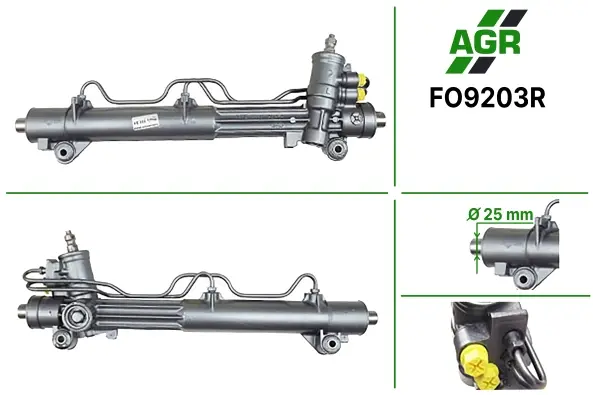 Рульова рейка з ГПК відновлена FORD Courier 95-02,FORD Fiesta 95-01,FORD Puma 97-01,MAZDA 121 I AGR FO9203R (фото 1)