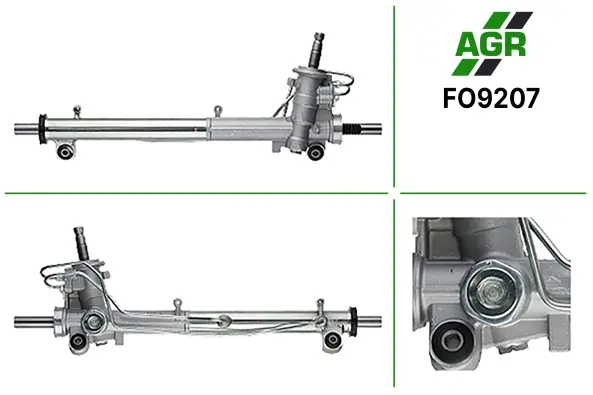 Рулевая рейка с ГУР новая FORD FIESTA V (JH_, JD_) 01-09,FUSION (JU_) 02-09;MAZDA 2 (DY) 03-09 AGR FO9207 (фото 1)