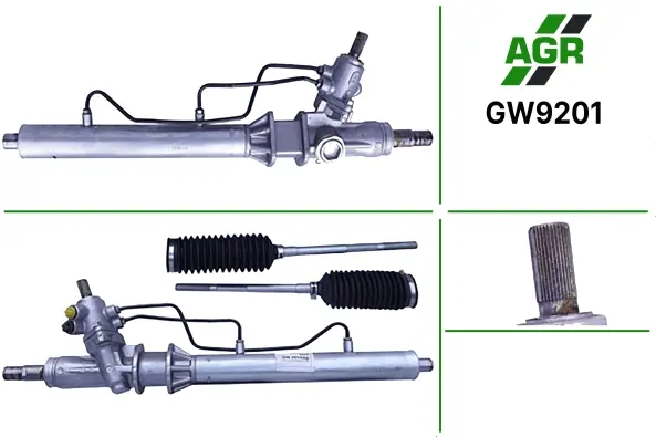 Рулевая рейка с ГУР новая OPEL FRONTERA B 1998-2002;GREAT WALL HOVER 2005-2008 AGR GW9201 (фото 1)