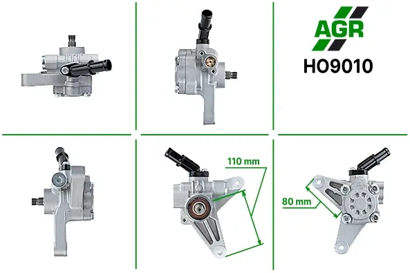 Насос ГУР новый HONDA ACCORD 07-,HONDA PILOT 08- AGR HO9010 (фото 1)